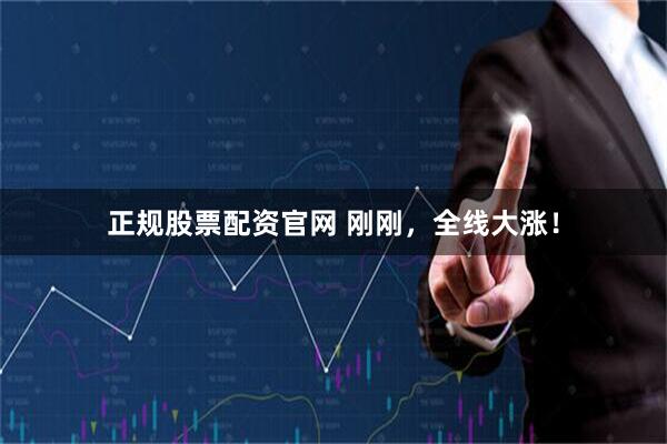 正规股票配资官网 刚刚，全线大涨！